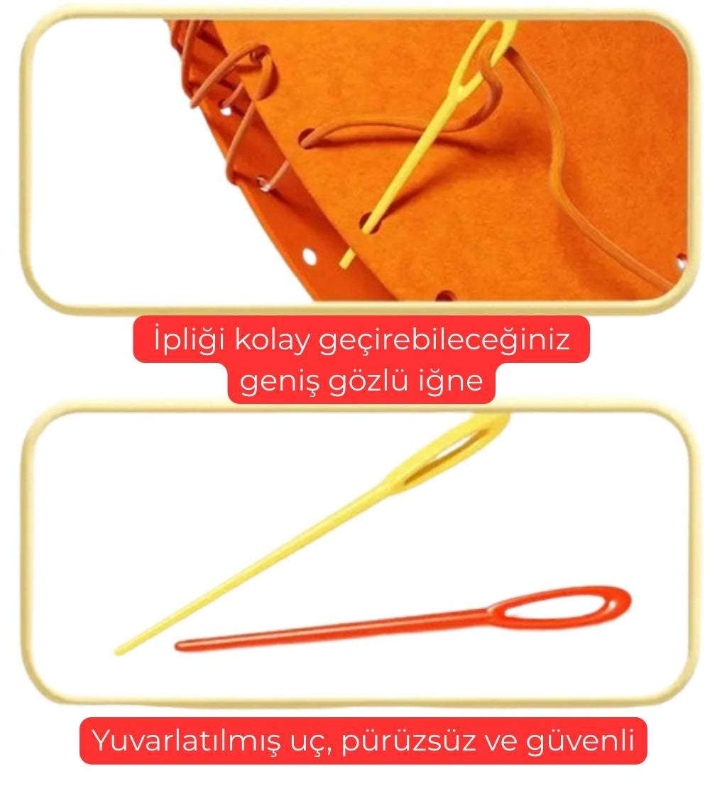 Çocuklar için Güvenli Dikiş Seti, Montessori Felsefesine Uygun